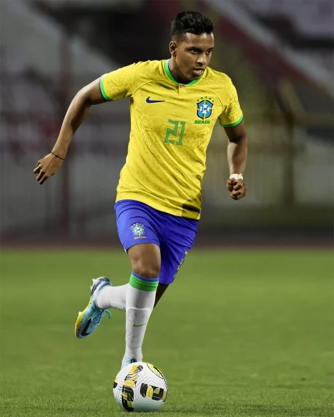 Günstige Fußballtrikots WM 2022 Brasilien Martinelli 26 Heimtrikot